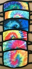 Face Mask Reusable Washable Protection Double Layer Fashion Designs Tie Tye Dye