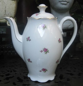 Porzellan Kaffeekanne Kanne Mz Czech Republic Adler Mit Krone Ebay