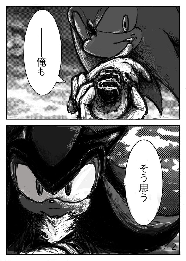 Sonic the Hedgehog Doujinshi Shadow x Sonic (A5 20pages) Kakudaikyo Haluki  ibara