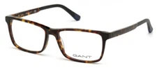 GANT GA3201 052 Tortoise Rectangle Plastic Optical Eyeglasses Frame 57-16-150 RX