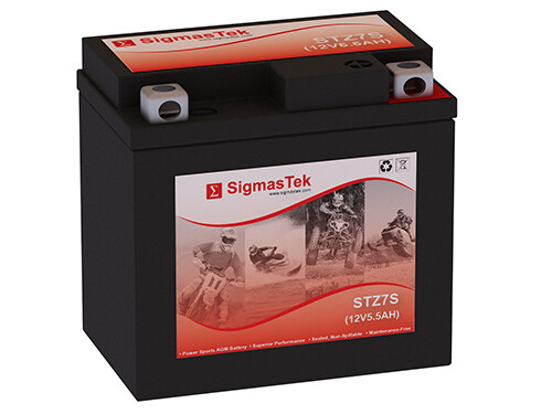 SigmasTek STZ7S SLA Battery Replacement for Kawasaki KFX50 50CC