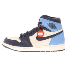 Size 9.5 - Jordan 1 Retro OG High Obsidian UNC 2019 for sale  