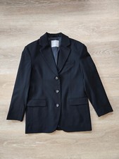 Everlane Italian Wool Blazer Oversized Fit Structured Notch Collar Size 2 NWOT