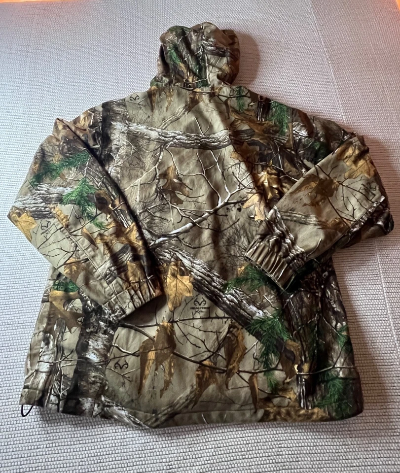 Realtree Camo Men’s Jacket XL Insulated Microban Scent Control Zipper/Snaps - Image 3 of 4