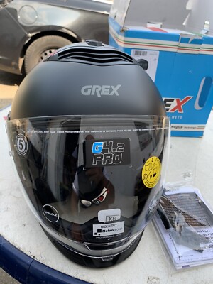 GREX Jethelm G4.2 pro Kindtic N-com Flat Black 22 Gr XS