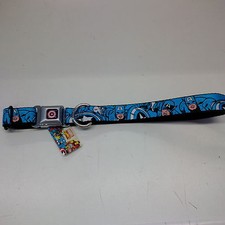 Marvel Comics Captain America Dog Collar Large Seatbelt Buckle 15"-26 "