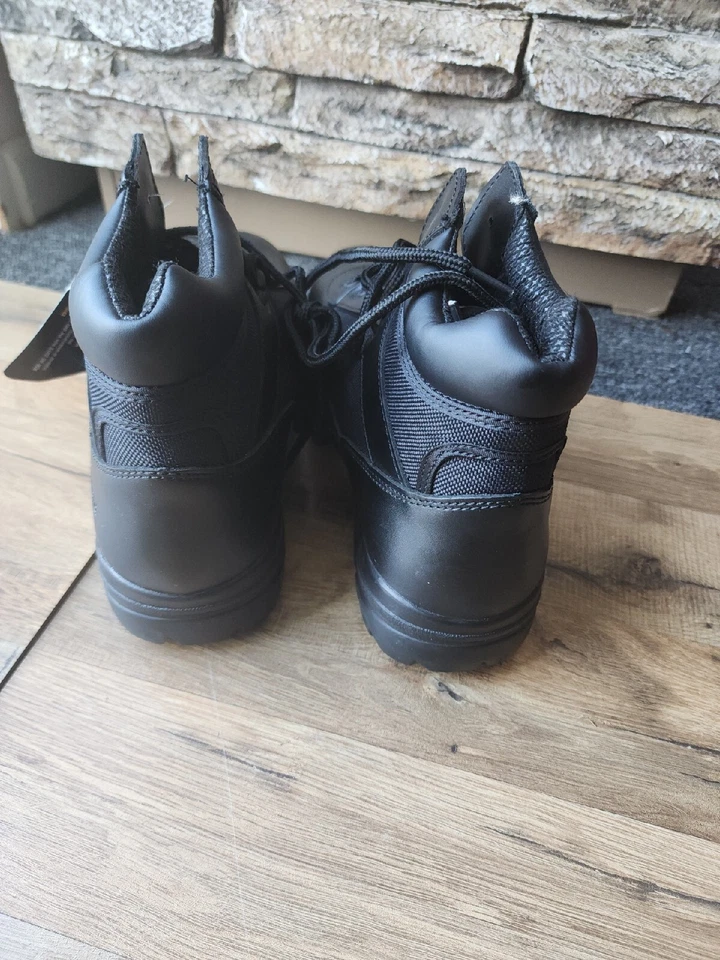 DieHard 6 英寸男式软头工作靴-黑色 12 D 码防滑结构 — 第 4/4 张图片