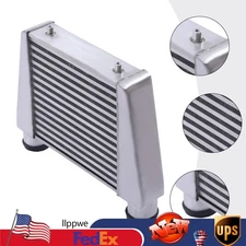 Universal Intercooler Turbo Front Mount 2.5" Inlet/Outlet Same One Side Aluminum