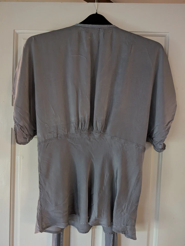 Stunning Silver Coast Embroidered Top With Ties. Size S 10/12 Or 12/14 - Image 3 of 4