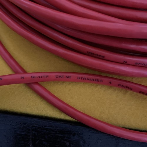 Ethernet | Kabel | CAT.5E | RJ45 | Rot | 30m Lankabel Patchkabel Netzwerkkabel - Photo 3/5