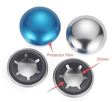 5x 25mm Capped Starlock Washers Shaft Retaining Push On Clips Fasteners Axle Cap