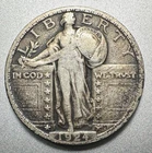 1924  STANDING LIBERTY QUARTER   FINE #2532