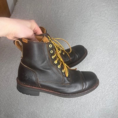 Timberland Earthkeepers City Premium Dark Brown Leather Boots A18KC Mens 8