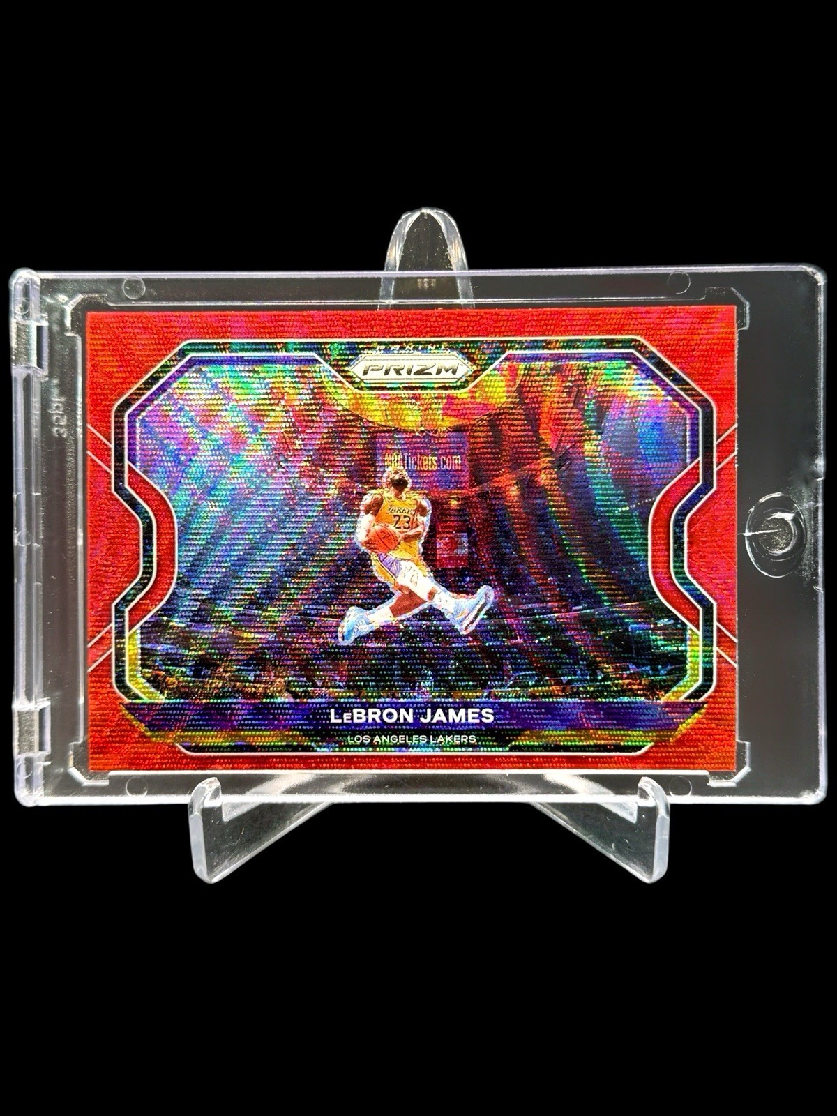 2020/21 Panini Prizm LEBRON JAMES RUBY RED WAVE REFRACTOR KOBE DUNK SSP🔥RARE🔥