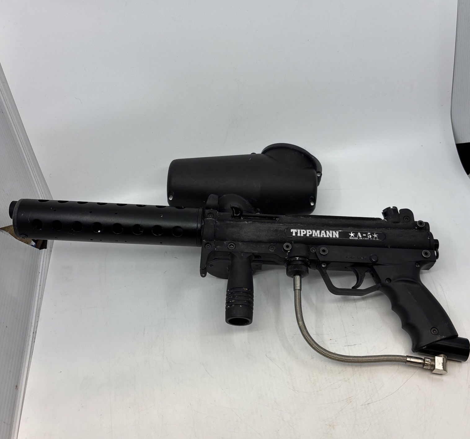 Tippmann A-5 A5 Paintball Marker with Ventilated Barrel & Ho