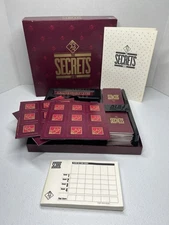 Vintage 1987 Milton Bradley The Secrets Game Complete, Unpunched, Excellent