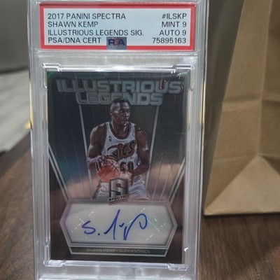 Panini 2017-18 Spectra Shawn Kemp Illustrious Legends Sig Auto PSA /99