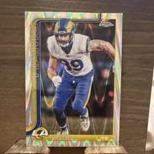 Topps Tyler Higbee Los Angeles Rams 2025 Parallel Chrome #172 Football Card