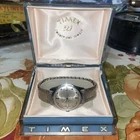 Vintage 1960's Timex 21 Jewel Prestige Collection Men Watch Works Great In Box