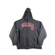 Oklahoma Sooners NCAA Colosseum Gray Full Zip Hoodie Youth XL 20