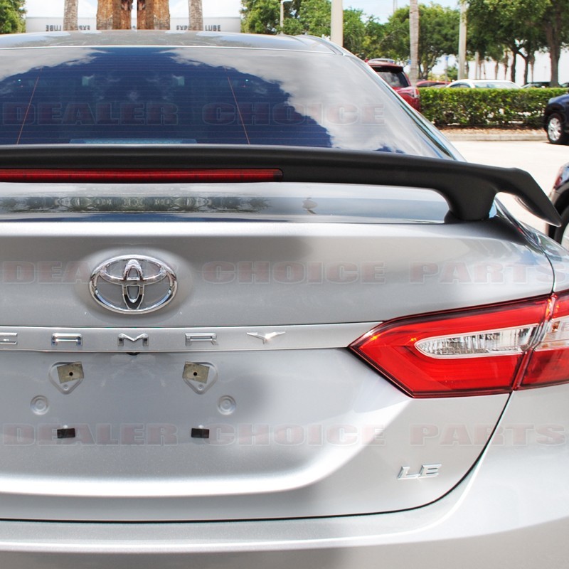 For 2018-2026 Toyota Camry JDM Trunk Spoiler W/LED 3rd Brake Light