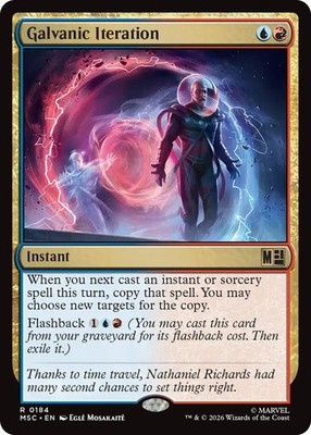 x1 Galvanic Iteration R MTG Commander: Marvel Super Heroes M/NM, English