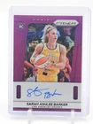 SARAH ASHLEE BARKER 2025-26 PRIZM PURPLE ROOKIE AUTO /49 #TB-SAB Q4147