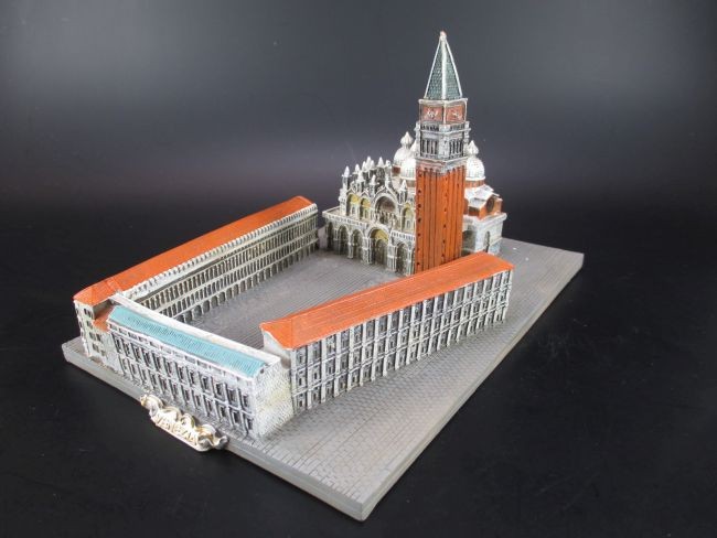 St. Mark's Square Venice, Piazza San Marco, 23 cm model Italy Italy, NEW