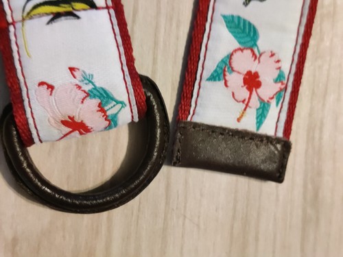 Guy Harvey Belt For Women Size Medium Angel Fish & Flowers Beach Ocean Nautical - Picture 13 of 14