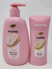 Dove x Crumbl Nilla Bean Cupcake Hand Wash  Deodorant, Set of 2