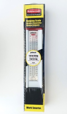 Rubbermaid Pelouze 110 lb. Hanging Scale with Tare, Industrial Grade 7810