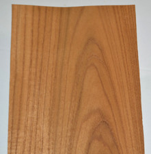 Teak Raw Wood Veneer Sheet 7 x 24 inches 1/42nd thick 42082-74