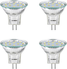 3W MR11 LED Landscape Light Bulbs, Low Voltage 12V 20W Halogen Replacement for O