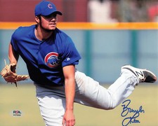 Brendon Little Chicago Cubs Signed 8x10 Photo PSA