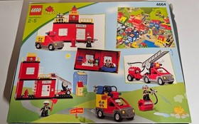 LEGO Duplo 4664 FIRE STATION Building Set- NEW AND SEALED RETIRED SET
