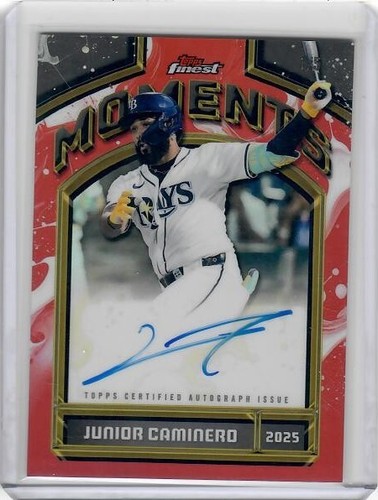 2026 Topps Finest Junior Caminero Red (RAW)