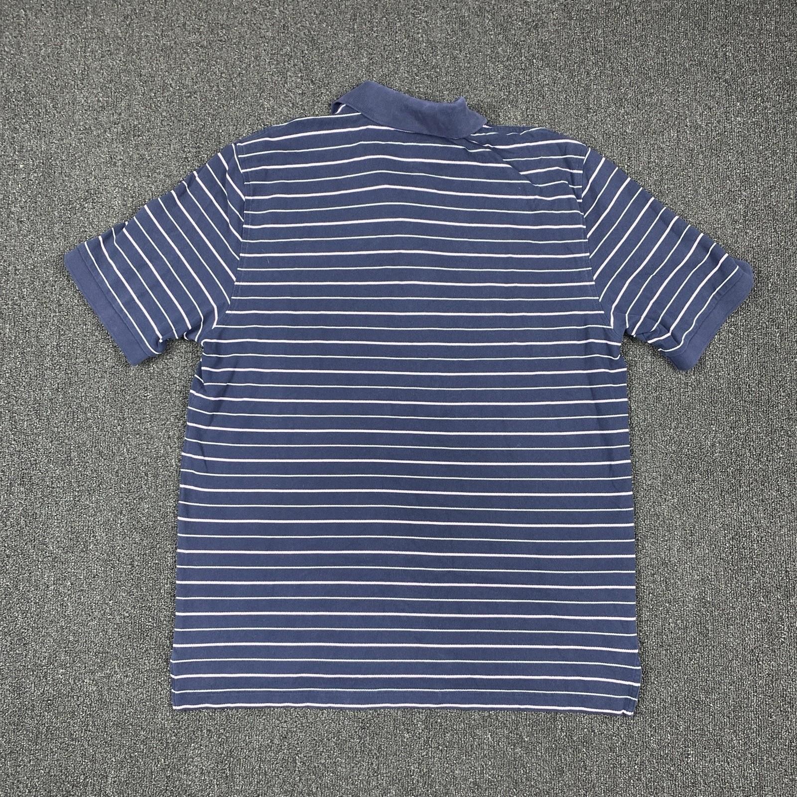 Brooks Brothers Polo Original Fit Shirt Men Purple Striped Short Sleeve Size XL thumbnail 5