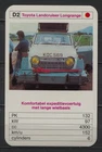Toyota Landcruiser Long Range Vintage Quartet card/Playing card