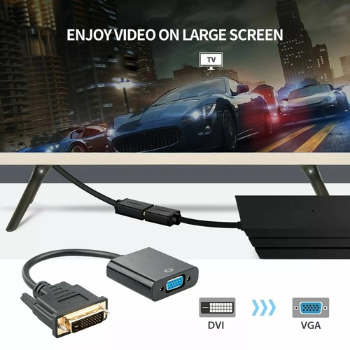 Universal DVI-D Male to VGA Female Converter 1080P HD Reliable Connection - Afbeelding 6 van 13