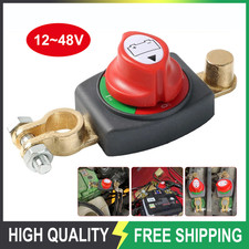Clamp Top Post Battery Disconnect Switch 12V-48V 275A For Car Truck RV