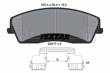 New Brake Pad Set, disc brake for CHRYSLER DODGE:300,300C,CHARGER 5174001AC