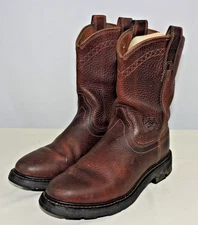 Ariat Boots Men's Pull On Western Round Toe Style # 37280 AIS Brown Size 8 D US