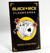 Blackjack Basic Strategy Flashcards for Beginners Casino Game Learning Cards