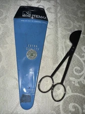 GingherDuckbill Applique ScissorsCurved✂️HandleCraft Sewing PREMAX made in Italy