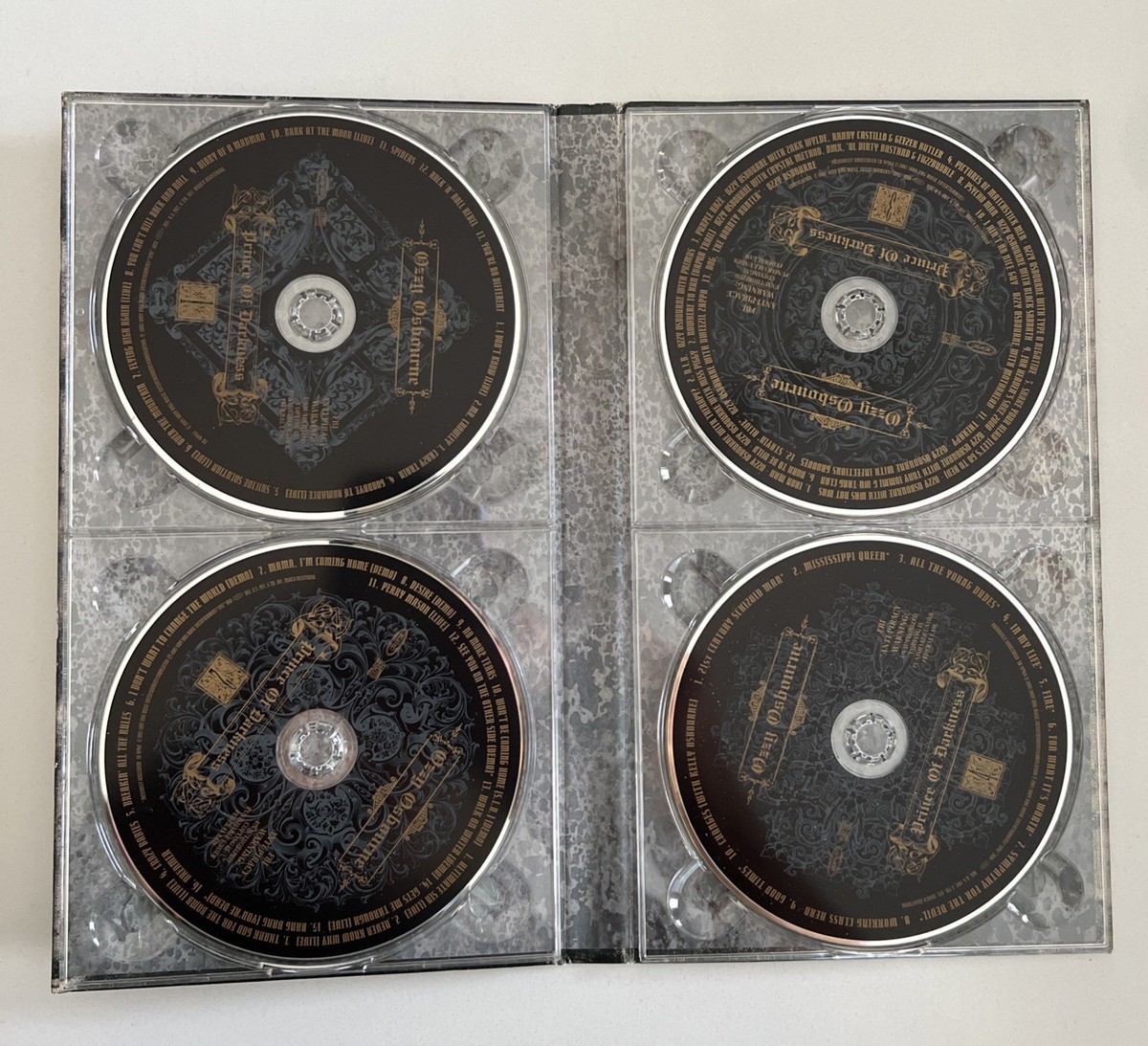 Ozzy Osbourne Prince Of Darkness 4CD Box Set 2005 Complete Signed