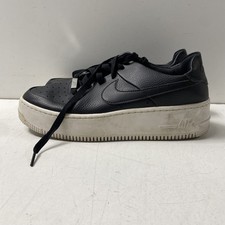 Nike Air Force 1 AR5339-002 Sneakers in pelle nera da uomo taglia 9,5