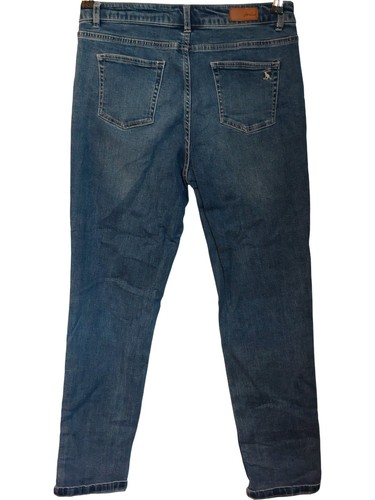 JOULES Girlfriend Women's Jeans UK10 Blue Denim 28'' Waist - Picture 2 of 6
