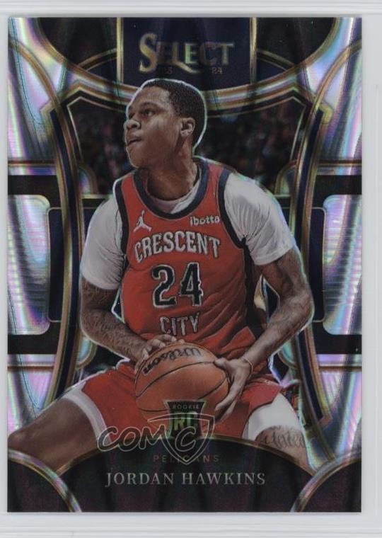 2023-24 Panini Select Mezzanine Level Tectonic Prizm Jordan Hawkins #334 1sj2