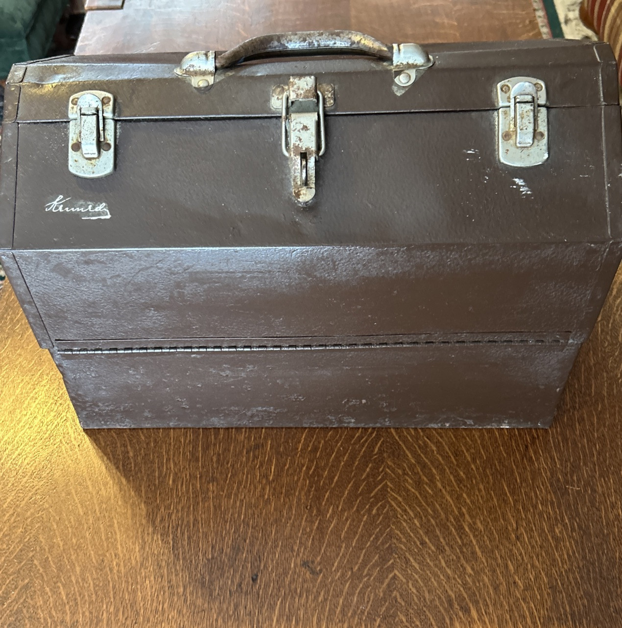 Vintage Kennedy Kits 1018 Metal Cantilever Toolbox USA Tool Box | eBay