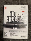 CIB DJ Hero 2 (Nintendo Wii, 2010) Complete with Manual No Turntable Or Mic